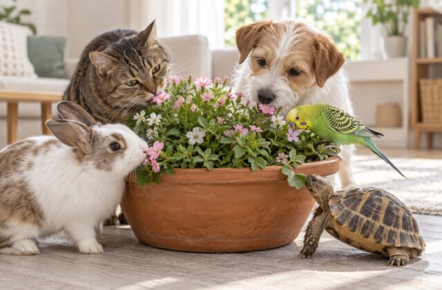 Evdeki Zehirli Çiçekler ve Bitkiler: Kedi, Köpek, Kuş ve Tavşanlar İçin Riskler
